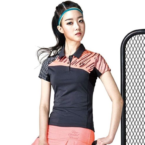 패기앤코 여성용 배드민턴 스포츠 카라티셔츠 ST-2471
