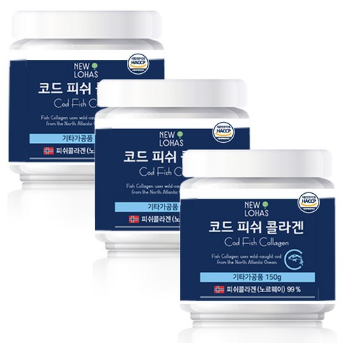 뉴로하스 노르웨이 저분자 코드 피쉬콜라겐 4개, 150g