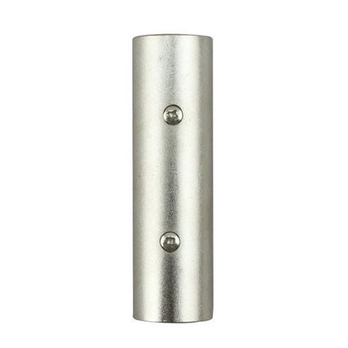 XLR 커넥터 어댑터 결합 DJ 마이크 오디오 커넥터 3, 70*18*18mm, 실버, 니켈 도금 아연 합금
