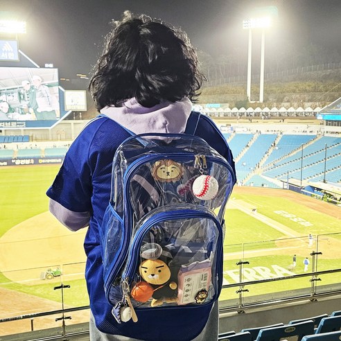 야구장 패션 센스 UP! 투명 백팩 하나로 응원 준비 끝! 직관가방