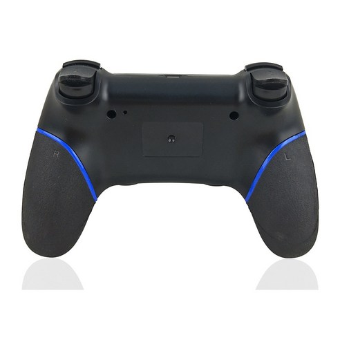 PS4/PS4 Slim/PS4 pro/PC용 무선 컨트롤러 게임보드USB 충전 케이블이중 진동 터치패드 오디오 기능 조명 및 미끄럼 방지, BlackBlue, 1개