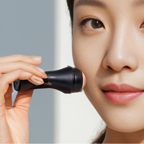 오추오 오일 흡수 페이스 롤러 기름 제거, 1개, 블랙