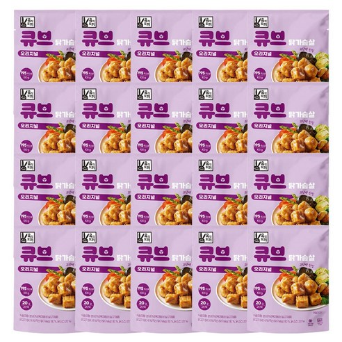 육식토끼 닭가슴살 소스큐브 오리지널