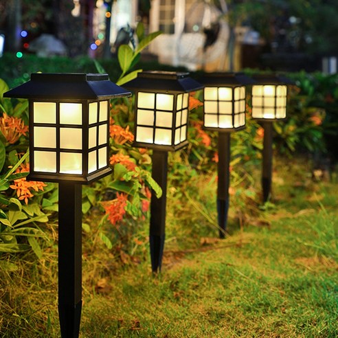 태양열 정원등 태양광 조명 잔디등 전구 외등 태양광 정원등 미니 격자등 LED-Pro (8개), 흰빛(8개)