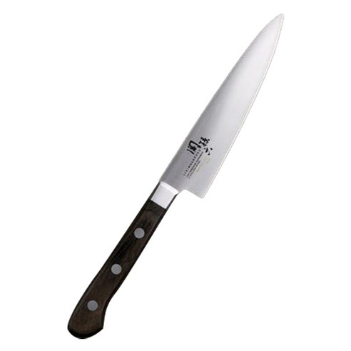 세키마고로쿠 베니후지 패티 나이프 과도, 1개, 실버 + 브라운