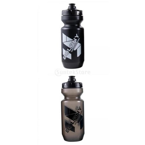 자전거 물병 22oz 스퀴즈 사이클링 플라스틱 스포츠 병 투명 그레이+자전거 물병 22oz 스퀴즈 사이클링 플라스틱, 7.4x7.4x21.2cm, PP5 실리콘, 기타