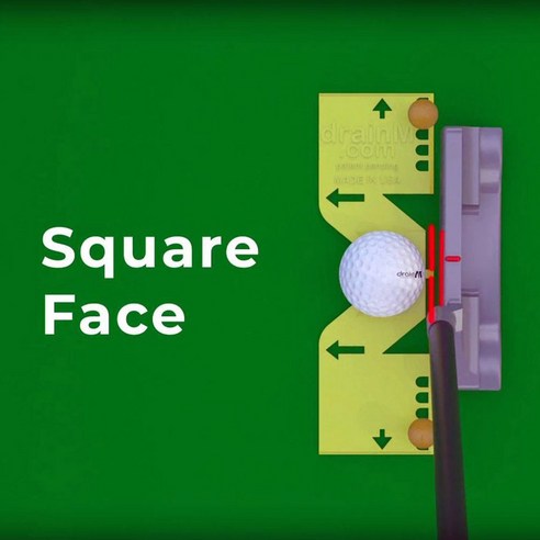 골프퍼팅연습기 드레인엠 연습도구 연습기 퍼터 퍼트 기구 교정기 실내 집에서골프, 1개