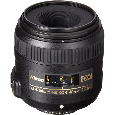 Nikon AF-S DX Micro-NIKKOR 40mm f\/2.8G 클로즈업 렌즈 니콘 DSLR 카메라용, 01 렌즈만 포함