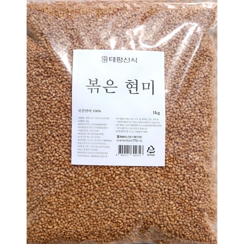 태평선식 대용량 볶은현미, 1kg, 1개 - 현미 | 쿠팡