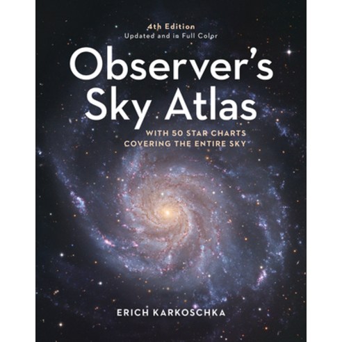 (영문도서) Observer''s Sky Atlas: The 500 Best Deep-Sky Objects with Charts and Images Hardcover, Firefly Books, English, 9780228104100