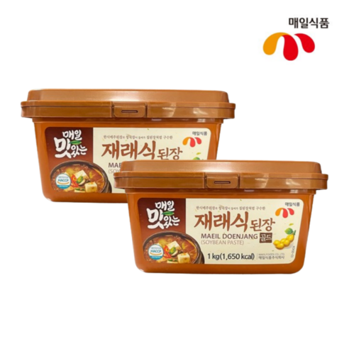 매일식품 매일 맛있는 재래식 된장(골드), 단품없음, 2개, 1kg