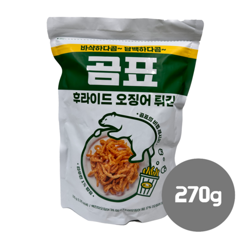 곰표 오징어 후라이드, 1개, 270g
