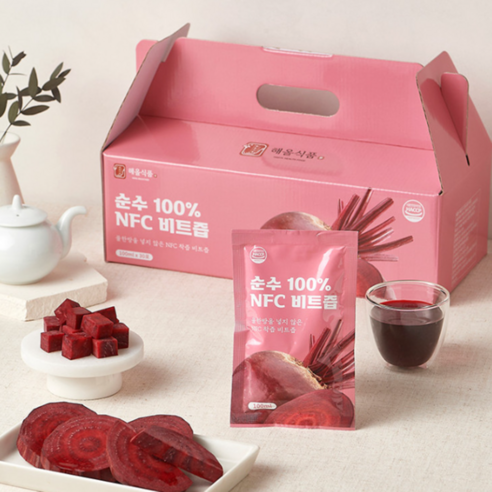 물 한방울도 안들어간 해올 비트즙, 90개, 100ml