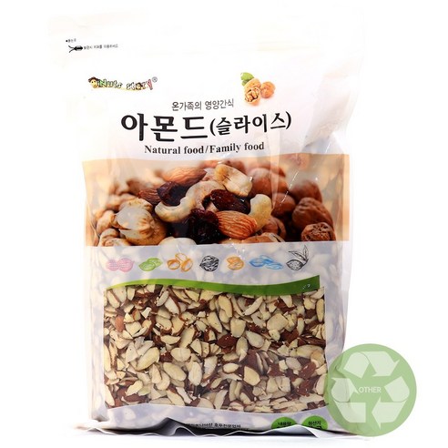 너츠스토리 아몬드(슬라이스), 1kg, 3개 - 아몬드 | 쿠팡