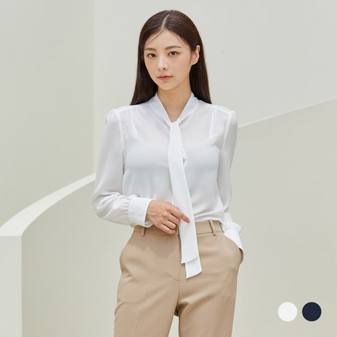 클라비스 스퀘어넥 블라우스