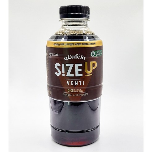 빙그레 아카페라 사이즈업 벤티 아메리카노, 20개, 600ml