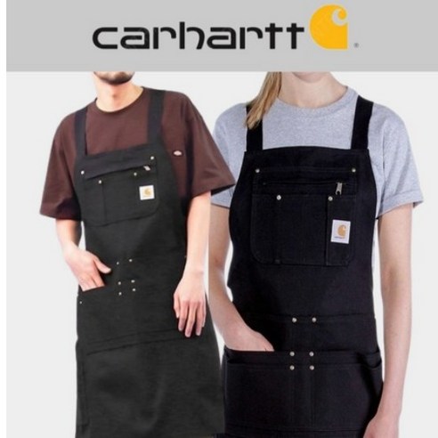 칼하트 앞치마 카페 에이프런, 블랙, 1개