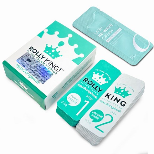 롤리킹 속눈썹펌제 브로우리프팅 크림 3제 트리트먼트 구성, 1개, 10ml