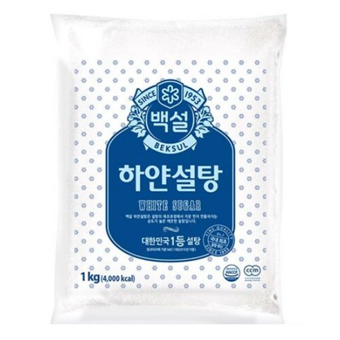 백설 하얀설탕, 1kg, 2개