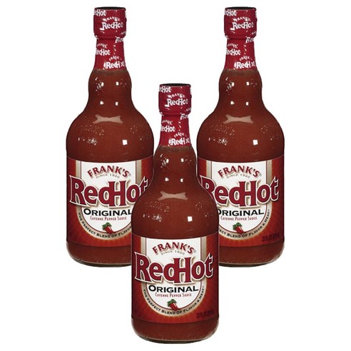 프랭크스 레드 핫 카이엔 페퍼 소스 오리지널, 3개, 680.2ml