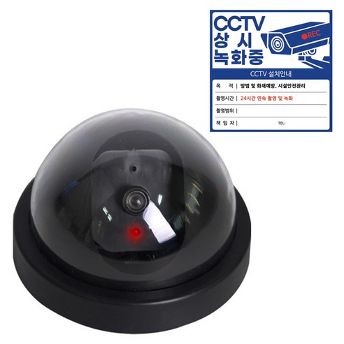 다감컴퍼니 모형 CCTV 가짜 CCTV 보급형 돔카메라, 1개