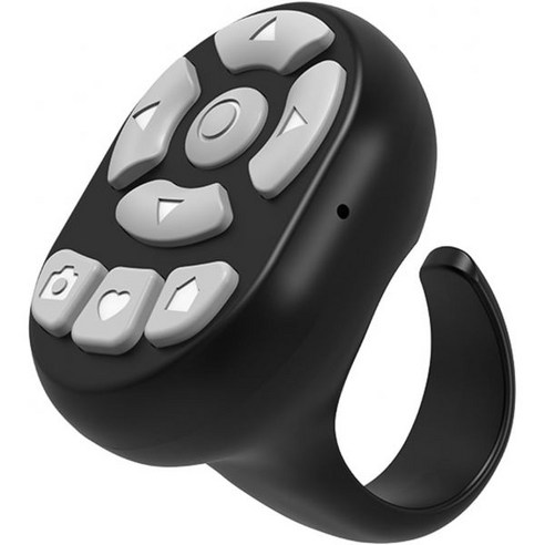 Wireless Bluetooth Remote Control 2025 New Ring Short Video and Music Camera Shutter Controller Sc, Color-1 하이엔드/컴팩트