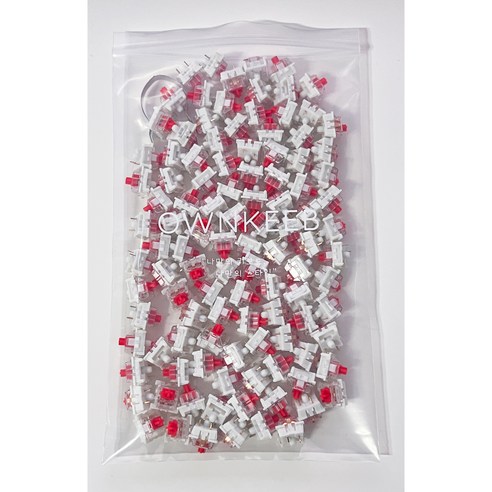 온키브 오테뮤 핫스왑 스위치 3핀, 적축, 110개, OUTEMU