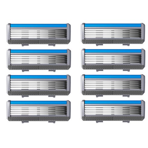 와이즐리 호환 Flowell 독일 5+1중 면도날 8개, 1개입