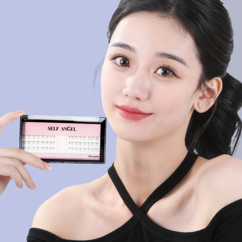 셀프천사 투명라인 언더래쉬 아래 부분 붙이기 낚시줄 가닥 언더 속눈썹 - 속눈썹관리 소품 | 쿠팡