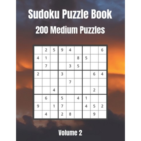 Sudoku Puzzle Book: Large Print: 200 Medium Puzzles With Solutions For Sudoku Lovers: Volume 2 Paperback, Independently Published, English, 9798598495339