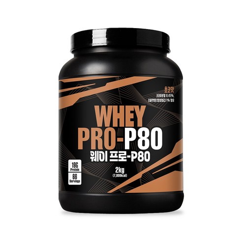 웨이프로P80 초코맛 2kg, 1개, 단품 ns포대유청