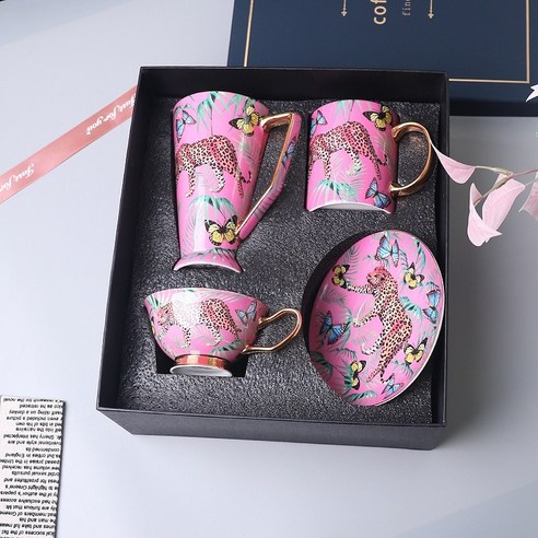 YAPOGI패션 커피잔 커피컵 커피용기 가정용 사무실용 컵세트 유리잔 커피잔, 3pcs gift box