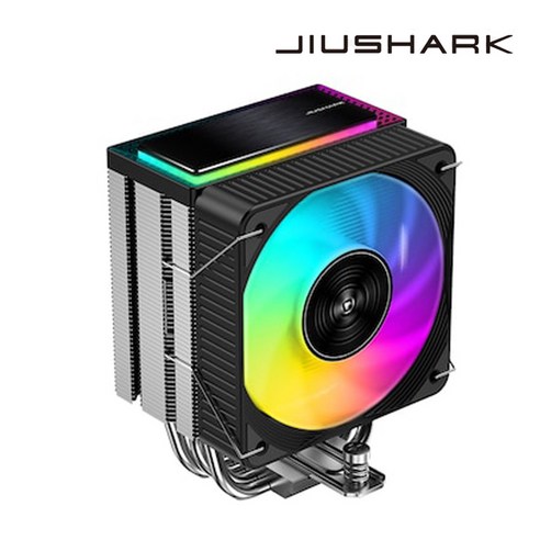 지우샥 JIUSHARK JF100RS Crystal ARGB (BLACK) CPU쿨러 (정품) 당일발송