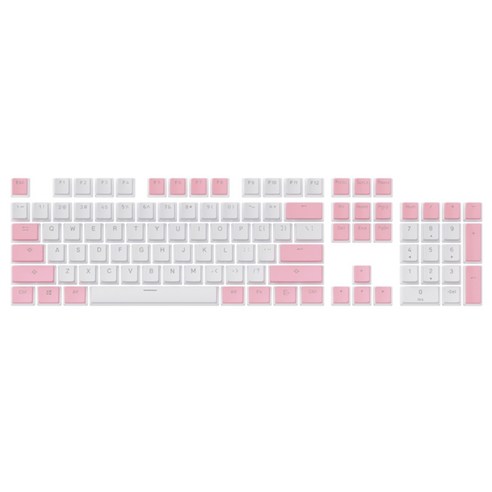 Only Keycap PBT 푸딩 백라이트 키캡 104키 / Cherry Mx 스위치용 OEM Profile 두꺼운 키캡 설정, 1, 일반형