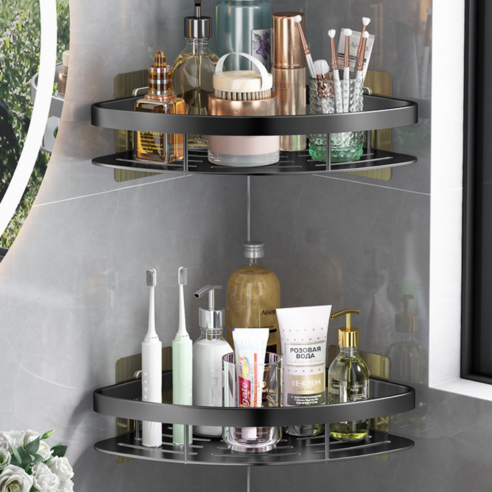 못질 없이 깔끔한 욕실, 헤인느 무타공 선반으로 완성하세요!