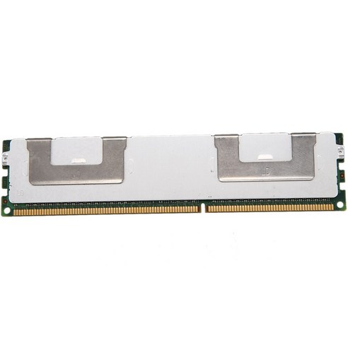 32GB DDR3 메모리 RAM PC3L-10600L 1.35V 1333MHz ECC로드 감소 LRDIMM 4RX4 240-PIN 삼성 서버 메모리 RAM, 실버 & 그린, 하나
