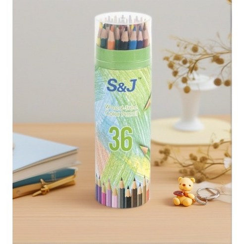 온비유 프리미엄 드로잉 색연필 17.5cm, 36색, 1개