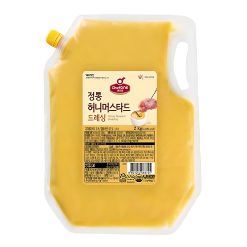 쉐프원 정통 허니머스타드 드레싱, 1개, 2kg