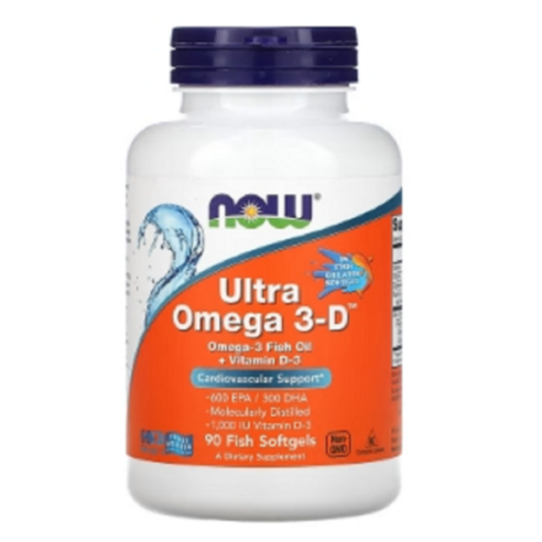 나우푸드 울트라 오메가3 D-3 EPA 600 DHA 300 피쉬 오일 90정, 90정, 1개