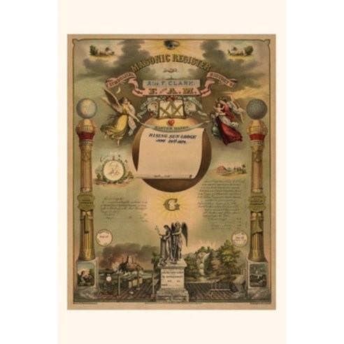 (영문도서) Vintage Journal Masonic Register Paperback, Found Image Press, English, 9781669506478