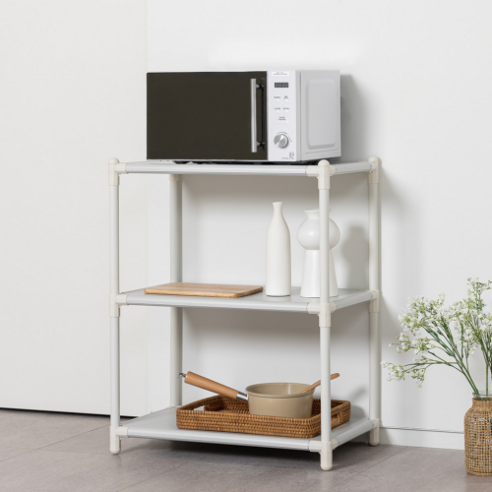 주방 공간을 효율적으로! 이케아 스타일 전자레인지대 선반으로 완성하는 꿈의 키친 이케아주방수납장