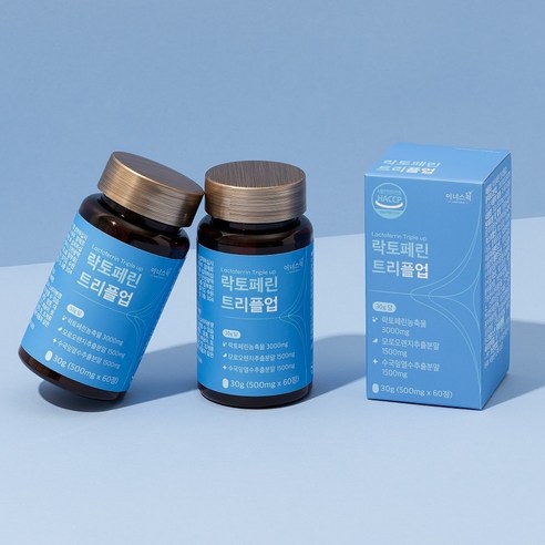이너스픽 락토페린 6000mg 60정 모로 오렌지+수국잎 열수 추출물 시너지UP, 2개, 락토페린 트리플업