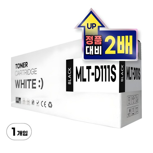 MLT-D111S 토너 SL-M2027 M2074F M2077F, 검정, 1개 mltd111s