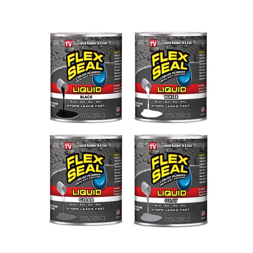 플렉스실 액체 방수 고무 코팅 건조 4종 택1 / FLEX SEAL Rubber Sealant Coating, Black seallite Best Top5