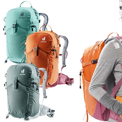 도이터 트레일 23L SL 여자 등산 가방 23리터 하이킹 트레킹 배낭 백팩 3440423, one size, 여성 3464 teal-tin