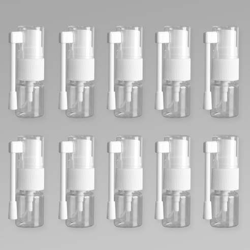 포포라운지 코스프레이 공병 코분무기 식염수 코세척 용기, 10개, (5ml 회전형 투명)