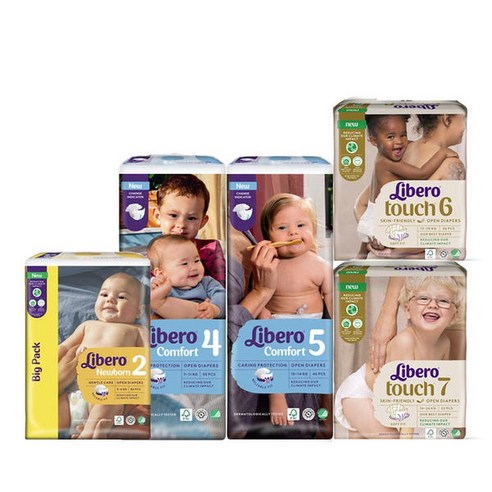 아기 피부를 위한 섬세한 선택, 디엔셀 리베로 기저귀: 터치 & 컴포트 밴드형 완벽 분석 리베로터치1단계