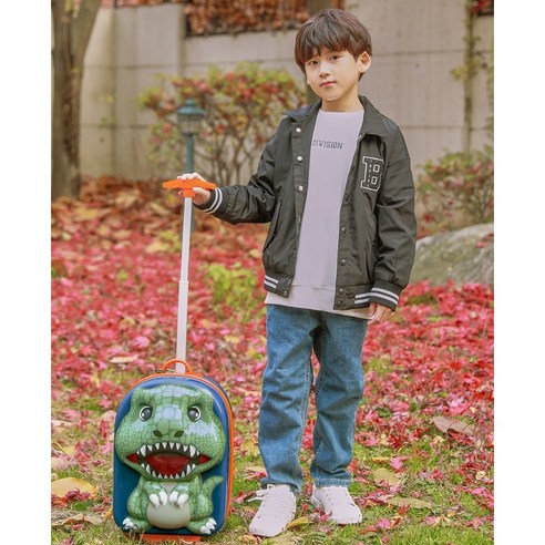 다이몬쥬 티라노 입체 트롤리 캐리어: 아이의 여행을 특별하게 만들어줄 마법