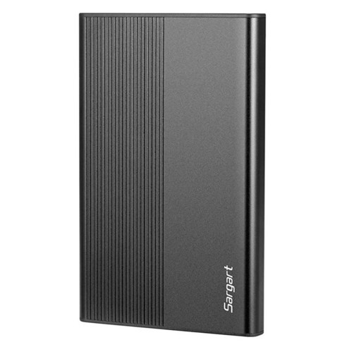 Sargart 320GB 휴대용 외장 하드 드라이브 USB3.0 모바일 HDD 스토리지 PC 맥 데스크톱 노트북 맥북 크롬북 Xbox One 360 PS4용 (320GB 블랙), 1개