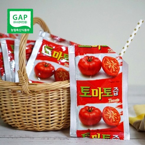 태양의 기운을 담은 100% 토마토즙으로 건강한 하루를!